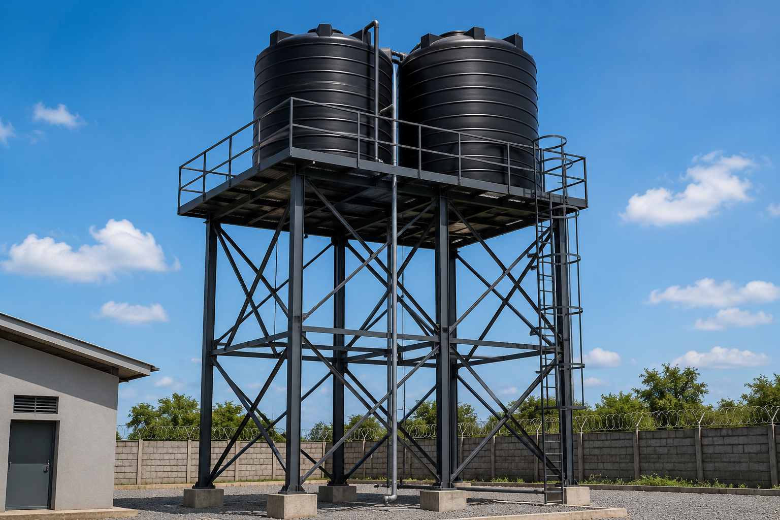 Elevated Water Tank Stand
