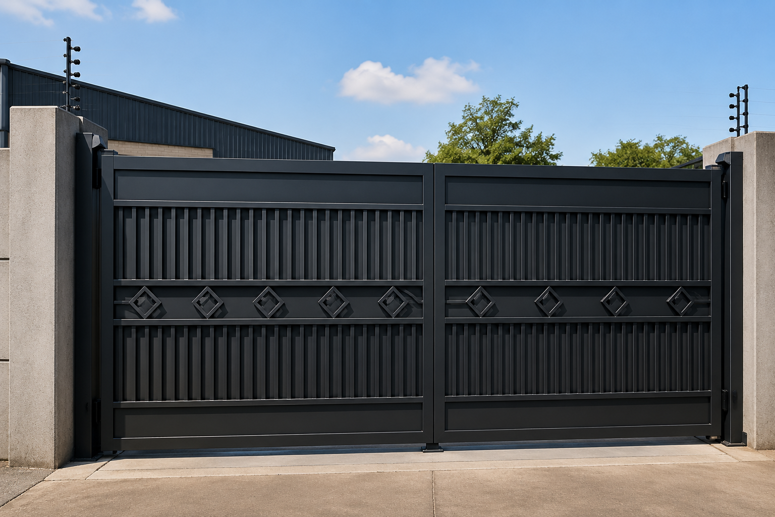 Fabricated Steel Gates — Great North Road